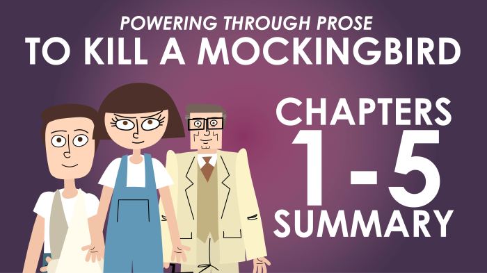 To kill a mockingbird ch 1-5 summary