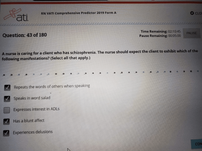 Rn ati comprehensive predictor 2019